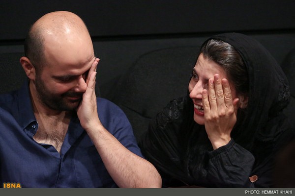لیلا حاتمی و علی مصفا در اکران «گذشته» در تالار ایوان شمس